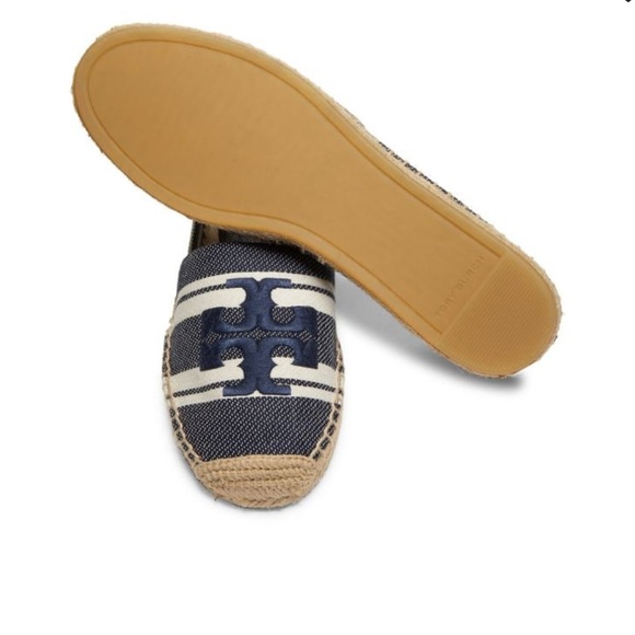 NIB 🆕 Tory Burch 🆕 Blue and White Espadrilles - Picture 6 of 6